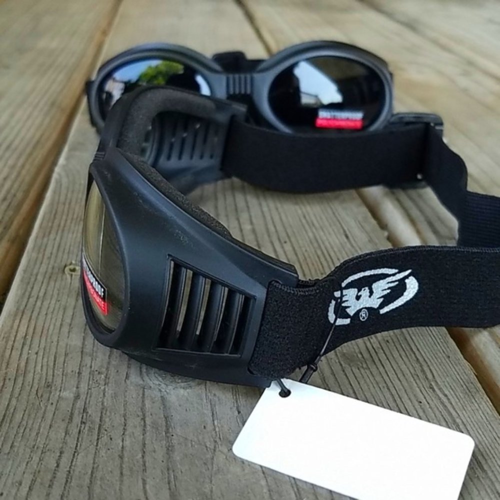2 motorcycle goggles - Picture 3 of 4